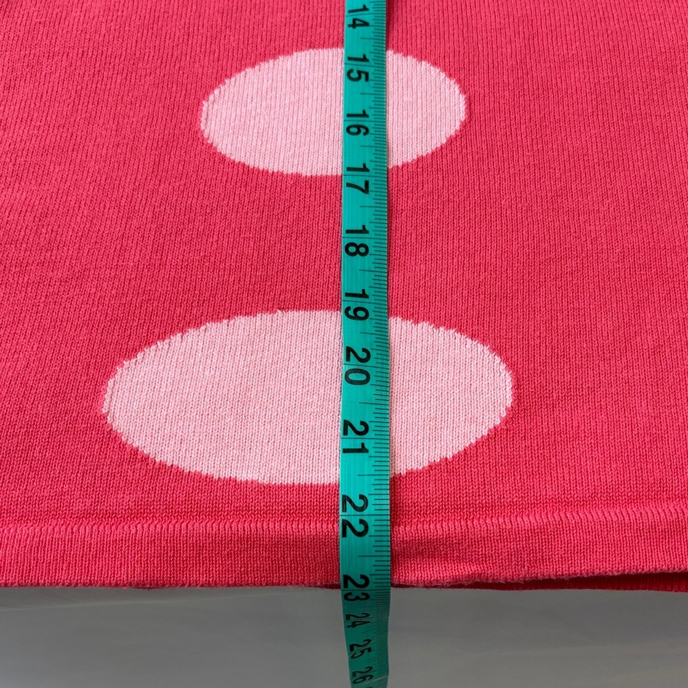 🩷 Hampshire Studio 3X Pink Polka Dot Crew Neck Sweater Pullover 🩷 - Picture 14 of 16
